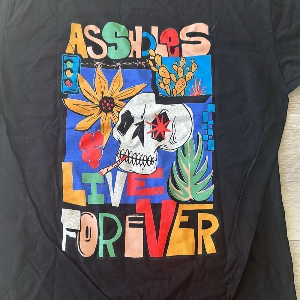ALF (A$$holes Live Forever) Desert Tee Black L NWT IN PACKAGE - Picture 6 of 9